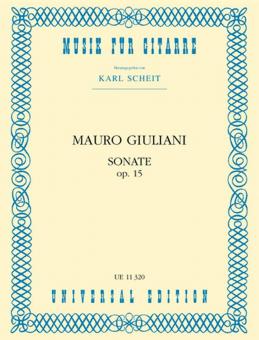Sonate für Gitarre C-Dur op. 15 