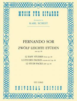 12 leichte Etüden op. 60 