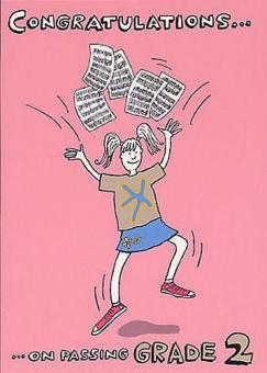 Music Gallery: Congratulations Card Grade 2 (Girl) 
