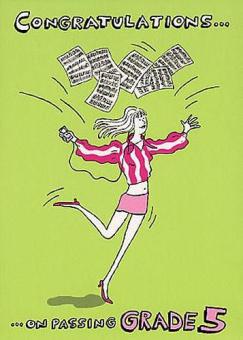 Music Gallery: Congratulations Card-Grade 5 (Girl) 