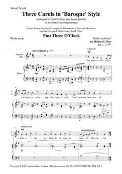 Three Carols in Baroque Style 
