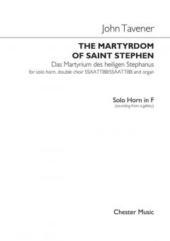 The Martyrdom Of St Stephen (Das Martyrium des heiligen Stephanus) - Solo Horn-Part in F (sounding from a Gallery) 