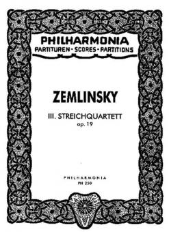 Streichquartett Nr. 3 op. 19 