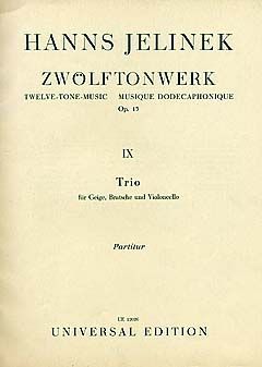 Trio - Zwölftonwerk, op. 15/9 