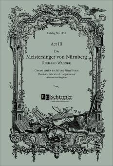 Die Meistersinger von Nürnberg WWV 96 Akt 3 