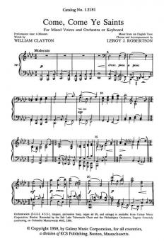 Come, Come Ye Saints 