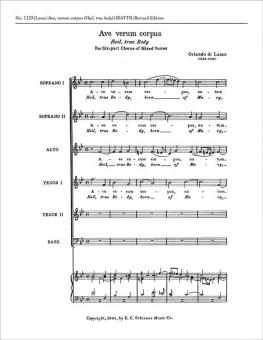 Ave verum Corpus 