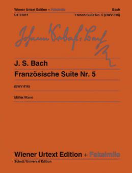 Französische Suite Nr. 5 G-Dur BWV 816 