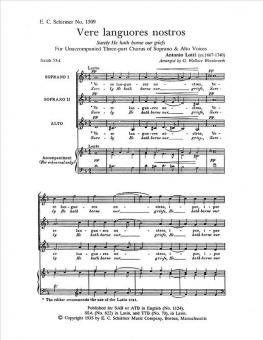 Vere languores nostros 