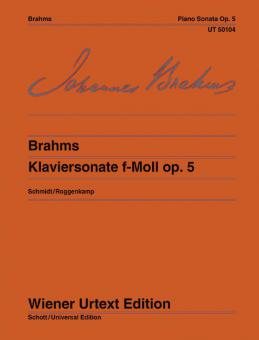 Klaviersonate f-Moll op. 5 