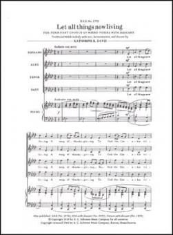 Let All Things Now Living 