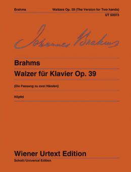 Walzer op. 39 