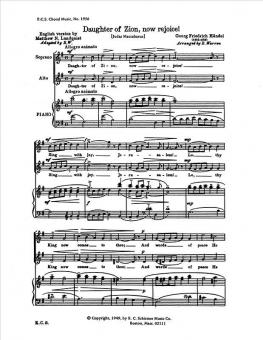 Judas Maccabeus: Daughter of Zion, Now rejoice! 