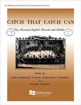 Catch That Catch Can (for 3 voices) 