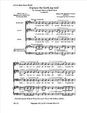 O Praise the Lord, My Soul 