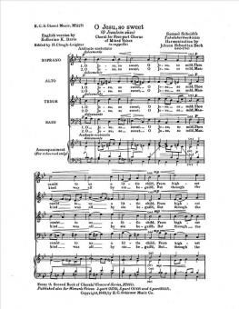 O Jesu, So Sweet, BWV 493 