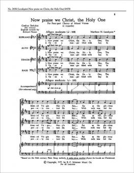 Now Praise We Christ 