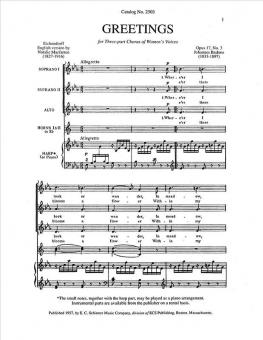 Greetings, Op. 17/3 