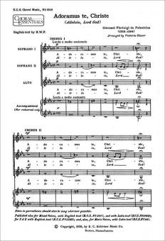 Adoramus te, Christe 