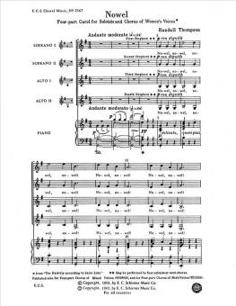 The Nativity According to St. Luke: Nowel 