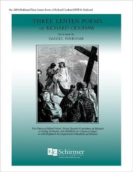 Three Lenten Poems of Richard Crashaw 