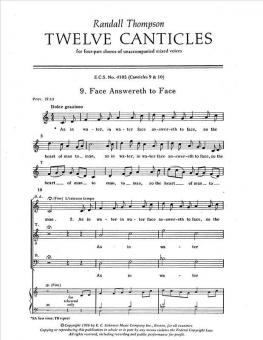 Twelve Canticles No. 9 & 10 