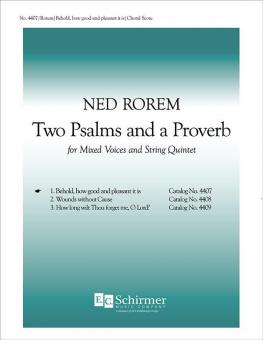 Two Psalms and a Proverb No. 1 