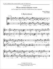 Missa Canonica Duarum Vocum 