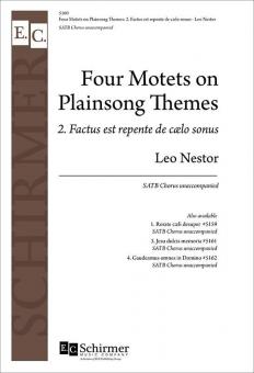 Four Motets on Plainsong Themes No. 2 