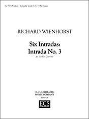 Six Intradas Intrada No. 3 