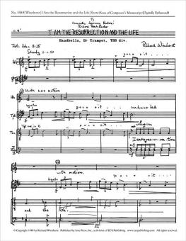 I Am the Rusurrection and the Life 