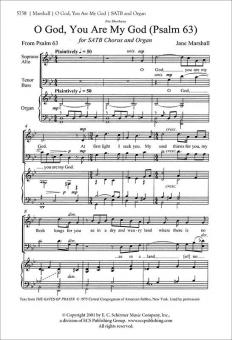 O God, You Are my God 