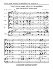 Thou knowest, Lord, the secrets of our hearts 