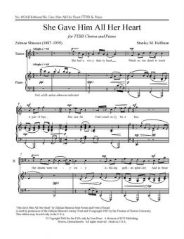 She Gave Him All Her Heart 