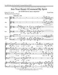 Into Your Hands I Commend My Spirit 