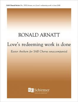 Love's redeeming work is done 