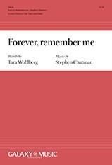 Forever, remember me 