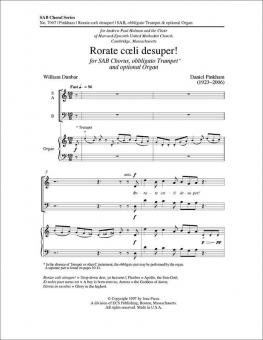 Rorate Coeli Desuper! 