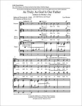 As Truly as God is our Father 