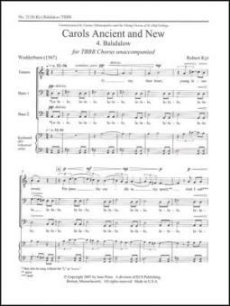 Carols Ancient and New No. 4 