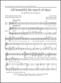 All beautiful the march of days 