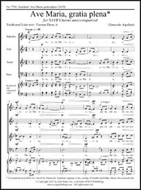 Ave Maria, gratia plena 