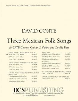 Three Mexican Folk Songs 
