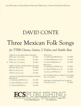 Three Mexican Folk Songs 