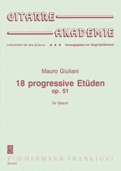 18 progressive Etüden op. 51 