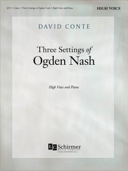 Three Settings of Ogden Nash 