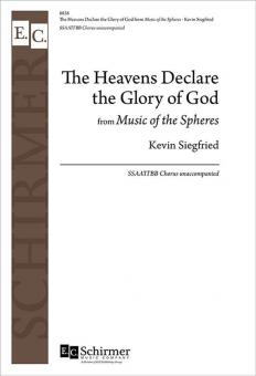 The Heavens Declare the Glory of God 