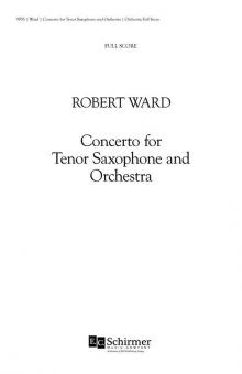 Concerto for Tenor Saxophone and Orchestra 