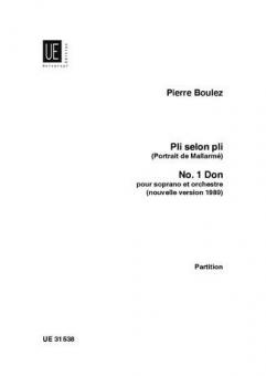 Don, Nr. 1 aus 'Pli selon pli' 