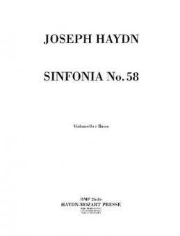 Sinfonia Nr.58 Hob. I:58 